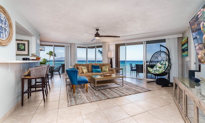 Kahana Condo | Spectacular Views Oceanfront Corner Royal Kahana 2Bd Hotel zone Safe to Book.
