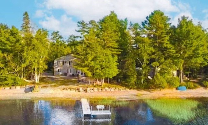 Franklin House | Spectacular Webb Pond. No arrivals or departures on Saturdays. 3 night min stay.