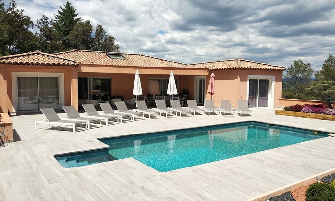 Flassans-sur-Issole House | SPLENDID 360m² NEW VILLA WITH HEATED SWIMMING POOL