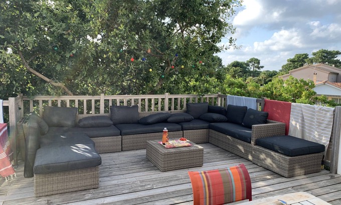 Pyla-sur-Mer Villa | Splendid villa decor, great sea view terrace 14/16 pers - only fifteen