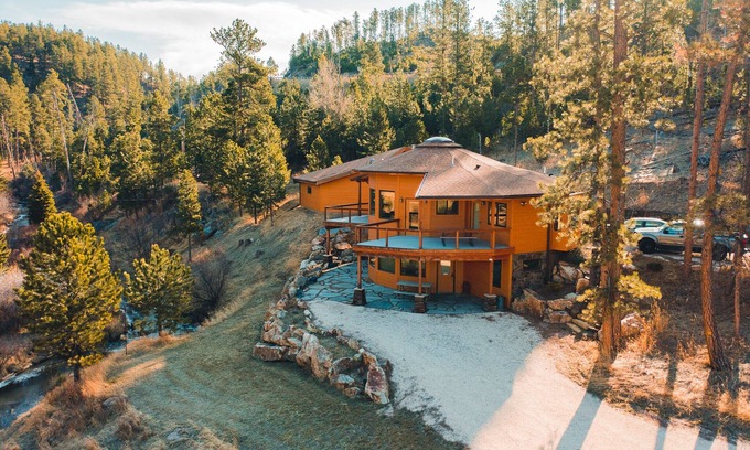 Hill City Cabin | Spring Creek Splendor. The Perfect Location. Private Lower Level Apartment. Fun!