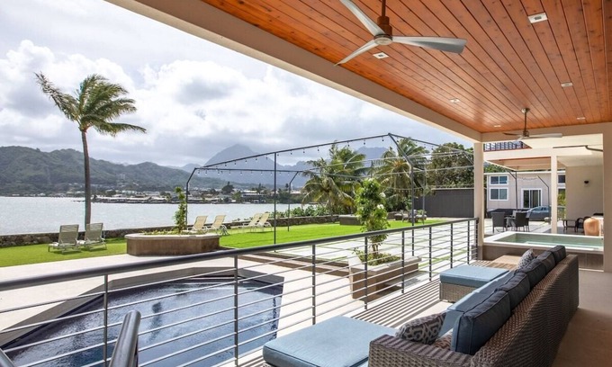 Kaneohe House | Springer Estate -overlooking Kaneohe Bay, AC, Pool