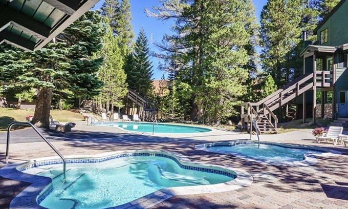 Mammoth Lakes Condo | St. Anton Wooded View 2-bedroom Condos w/Ski Lockers
