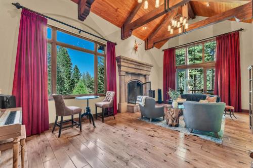 Truckee House | Star Haven Game Room & Forest Views