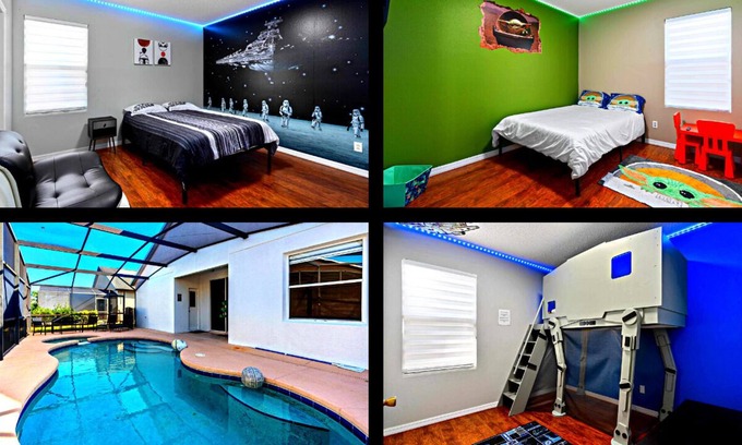 Sunset Ridge House | STAR WARS 6 Bedroom House Near Disney with Pool!