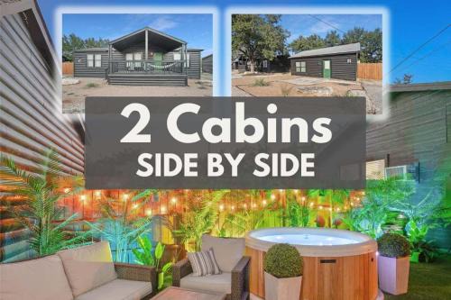 Canyon Lake House | Starlight Horizon 2 Cabins Hot Tub & Pool - Pet-Friendly Texas Hill Country Stay Near Canyon Lake Sleeps 12, Stargazing, Group Getaway