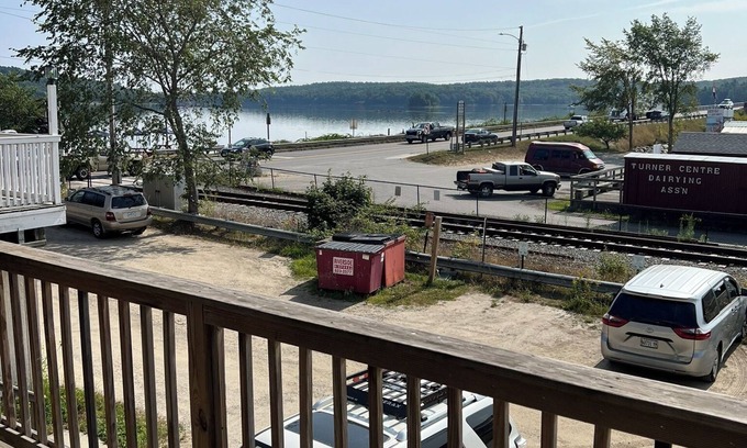 Wiscasset Condo | Stay on the water and enjoy breathtaking views right from your own private deck!