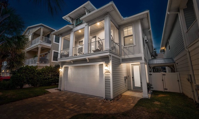Jacksonville Beach House | STEPS from the BEACH-Ultimate Luxury Beach House