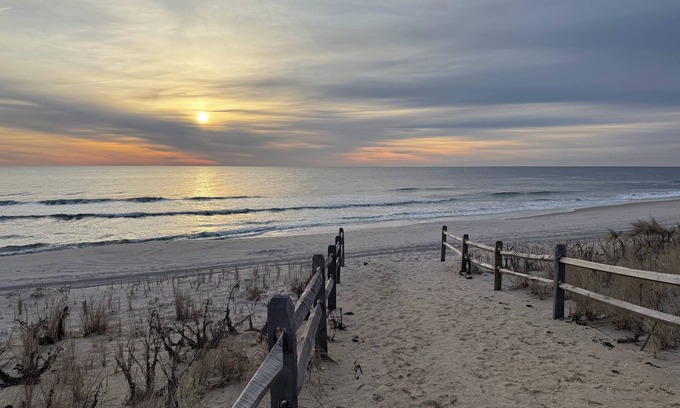 Normandy Beach House | Steps to a private beach with access, 3-bedroom townhome in fabulous Mantoloking