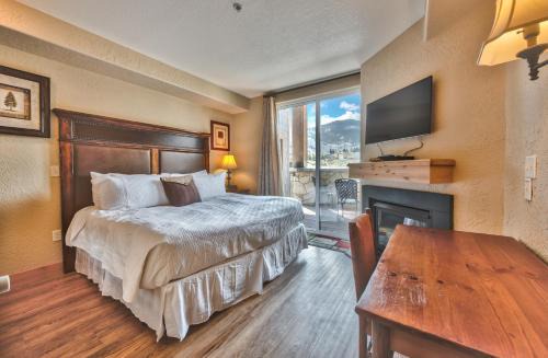 Park City House | Steps to skiing, hotel room, mountain views, shared hot tub, sauna, steam room, fitness room 223A