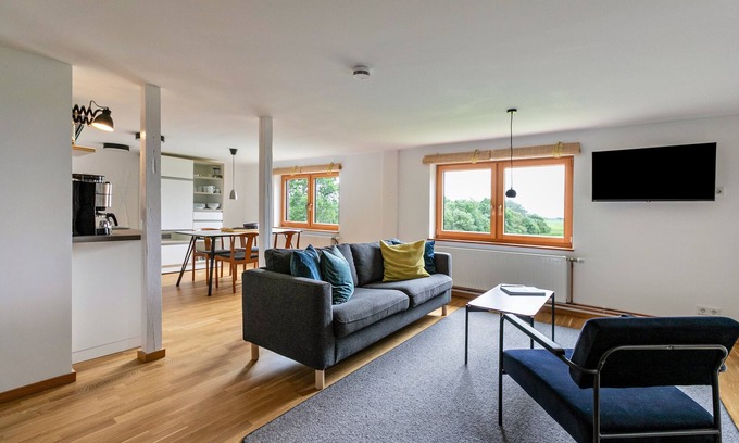 Pellworm Apartment | ‘ Stille des Nordens ’ is a spacious holiday flat approx. 68sqm 3 persons on the upper floor