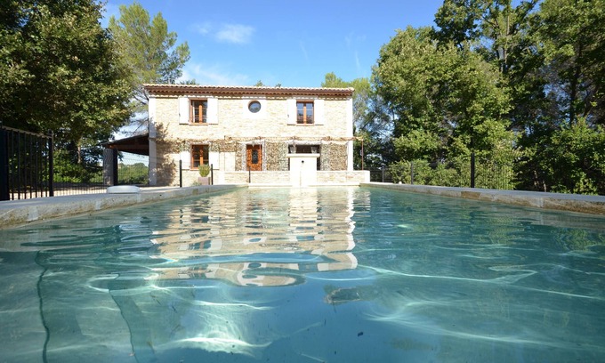 Cruviers-Lascours Villa | stone house, private pool, situated degagee view to wilderness calm