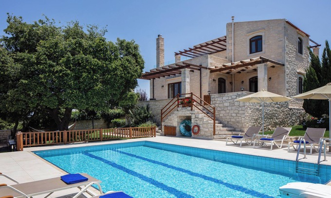 Eletherna Villa | Stone Made villa in picturesque village! Private pool & full privacy!