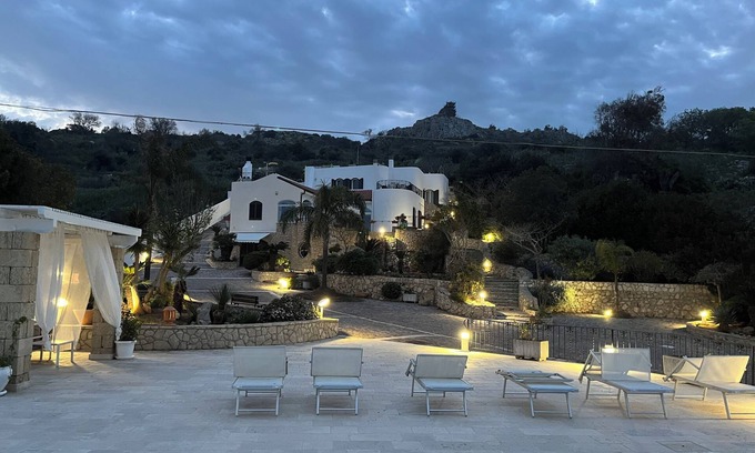 Porto Tricase Villa | Stone tower villa.