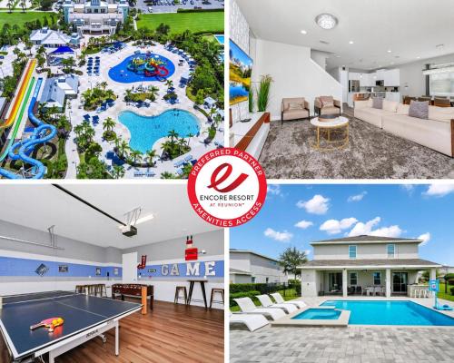 West Kissimmee House | Striking Home With Games, Outdoor Kitchen Near Disney With Waterpark & Resort Access At Encore Resort - 7742Ff