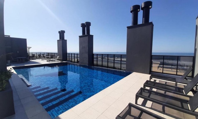 Matinhos Apartment | Studio 107 Maravilhoso Frente Mar Piscina Aquecida