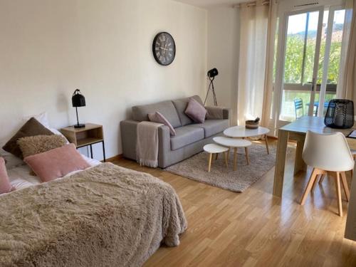 Amelie-les-Bains-Palalda Apartment | Studio 33 m2 , climatisé, parking extérieur privé gratuit