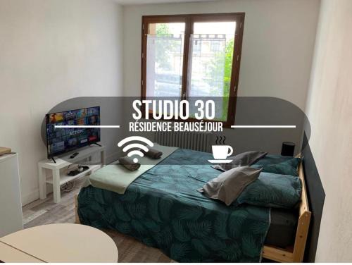 Troyes Apartment | Studio 30 - Résidence Beauséjour - Fibre Wi Fi - Proche centre ville