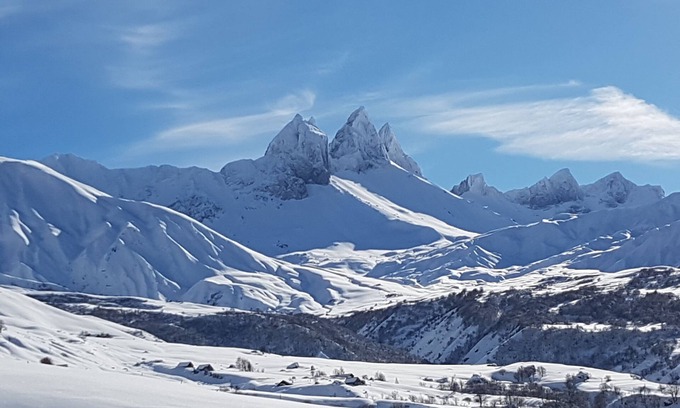 Albiez-Montrond Apartment | Studio 4 people - Bright - Beautiful view of the Aiguilles d'Arves mountains