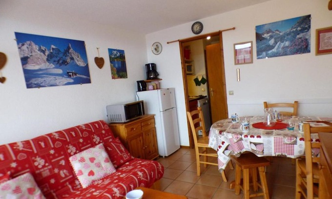 Les Saisies Apartment | Studio 4 pers, balcon sud, proche télésièges et commerces - Les Saisies - FR-1-594-153
