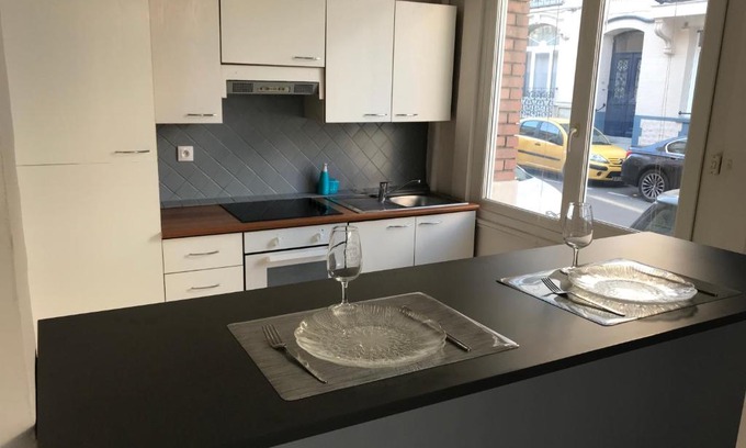 Malo-les-Bains Apartment | Studio 50m Plage