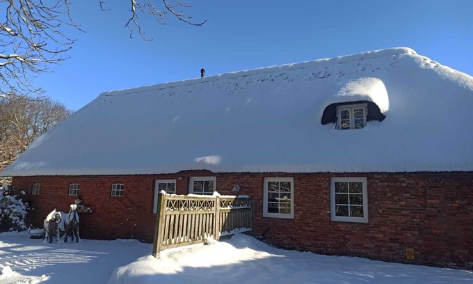 Bosbull Apartment | Studio Apartment 'Ferienwohnung Blauer Leuchtturm' with Private Terrace, Private Garden and Wi-Fi