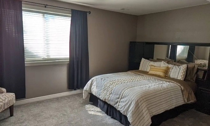 Idaho Falls House | Studio apartment in walk out basement with amazing city view!