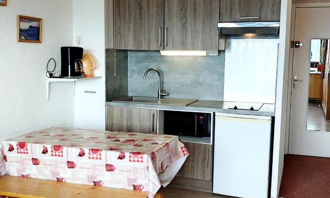 Prapoutel Apartment | Studio au pied des pistes avec TV et animaux admis - FR-1-771-2