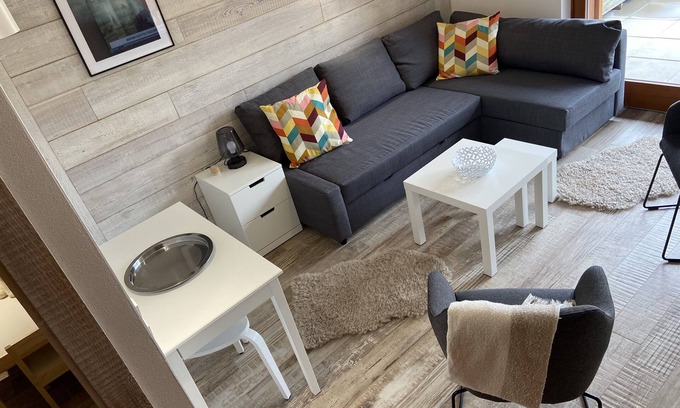 Montgenevre Apartment | STUDIO + CABIN - PERFECT CONDITION - 500 M FROM THE SLOPES - GARAGE