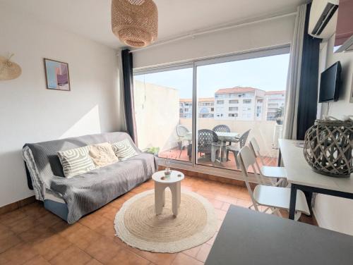 Sete Apartment | Studio cabine Coté Marina, terrasse et clim, plage à pied