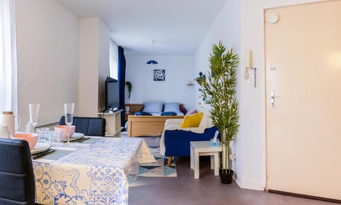 Belfort Apartment | Studio calme, proche centre, Wifi.