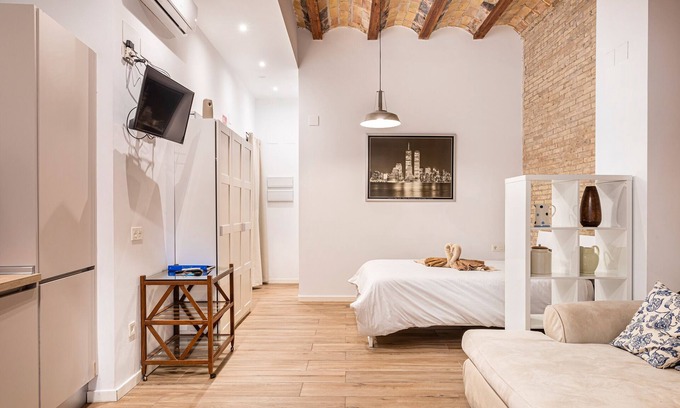 El Botanic Apartment | Studio 'Ciudad Vieja' with Private Terrace, Wi-Fi and Air Conditioning