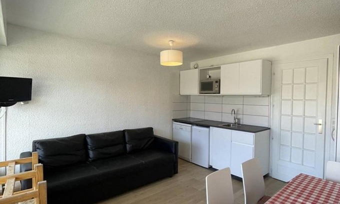 Jeux Apartment | Studio confortable au centre de l'Alpe d'Huez, près des pistes et commerces - 4 pers, terrasse sud - FR-1-405-123