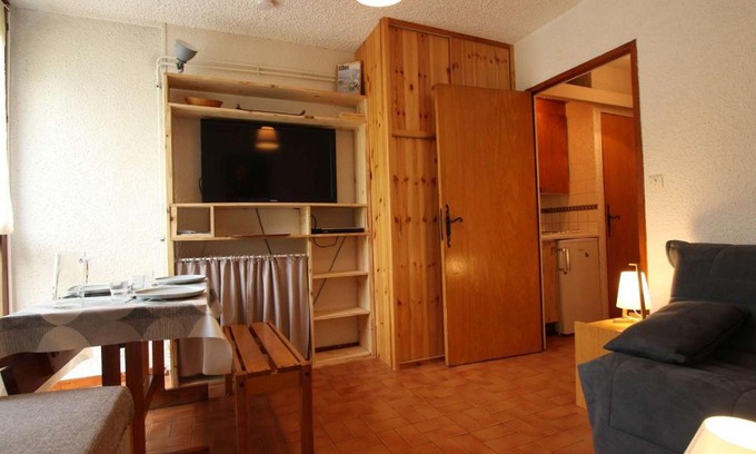 Saint-Chaffrey Apartment | Studio cosy pour 2 à Chantemerle, Serre-Chevalier - Tout équipé, TV, Wifi et options confort - FR-1-330E-63