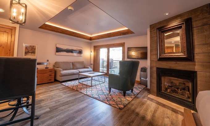 Crested Butte Condo | Studio Efficiency Unit With Balcony Over Mountaineer Square 1 Bedroom Condo - No Cleaning Fee! by RedAwning