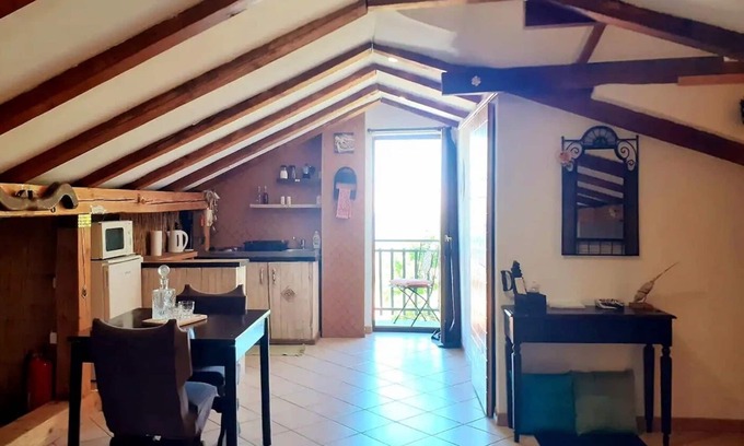 Vratarusa Apartment | Studio flat with balcony and sea view Bunica, Senj (AS-22142-a)