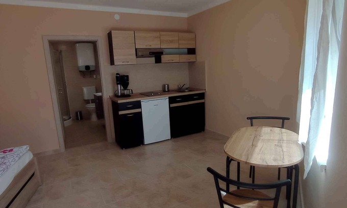 Balatonlelle Apartment | Studio for 2 people with air conditioning in the city center