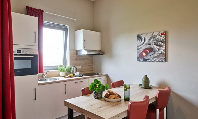 Zeebrugge Apartment | Studio for 2 people with terrace