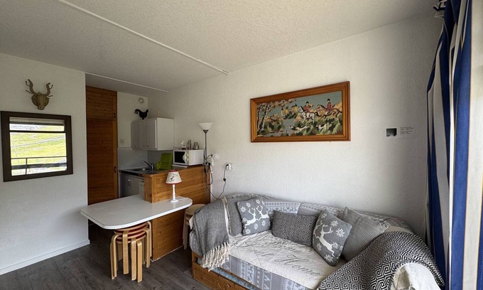 Arette Apartment | Studio for 4 with direct slope access