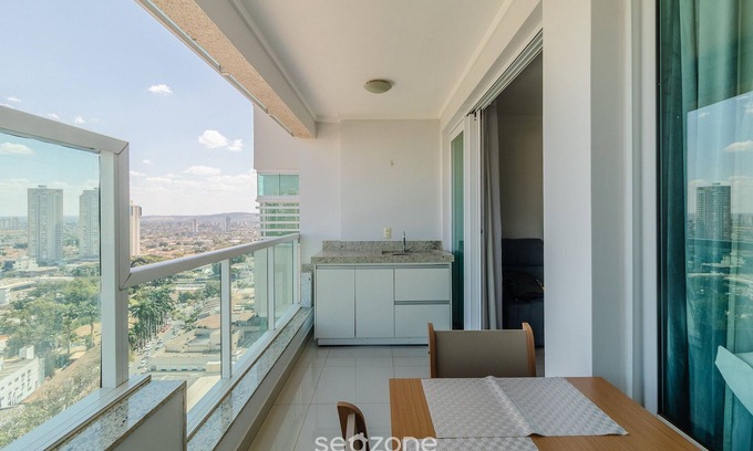 Setor Bueno Apartment | Studio in Condominium With Pool and Gym Cel1804