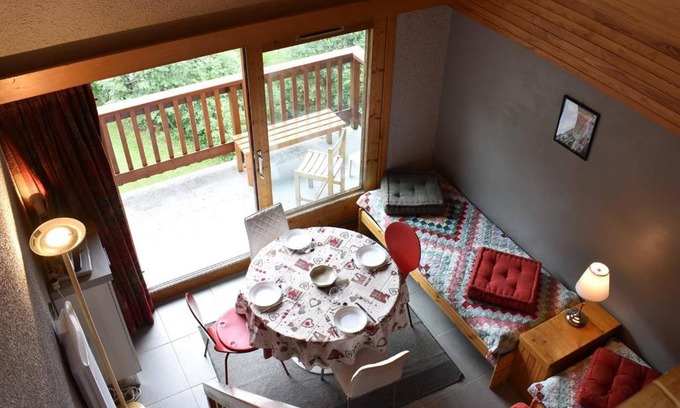 Meribel Centre Apartment | Studio mezzanine 5 pers avec balcon sud, cœur Méribel, proche pistes et commerces - FR-1-180-304