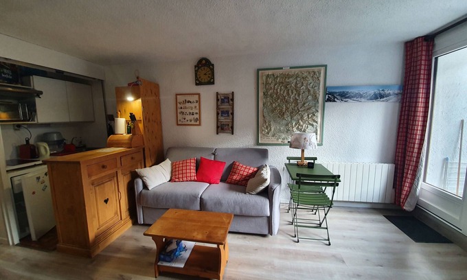 Saint-Chaffrey Apartment | Studio + Mountain corner - 4 people
