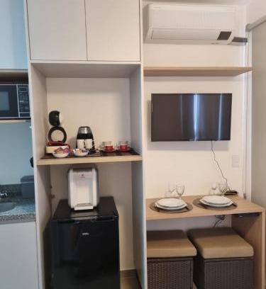 Santo Amaro Apartment | Studio Movies - ao lado do Metrô Alto da Boa Vista - ABV105