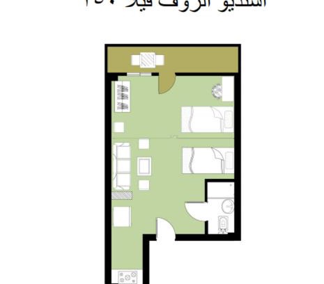 Marina El Alamein Apartment | Studio Roof 150 sea view fully equipped green beach