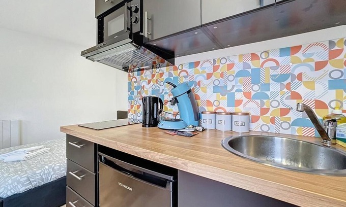 Royat Apartment | Studio Royat center commerce