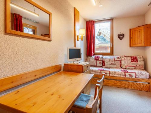 Meribel-Mottaret Apartment | Studio ski-in/ski-out, balcon, divisible, Laitelet - FR-1-355-26
