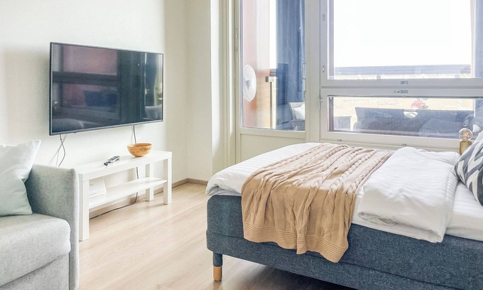 Tampere Apartment | Studio with Balcony Next to Nokia Arena