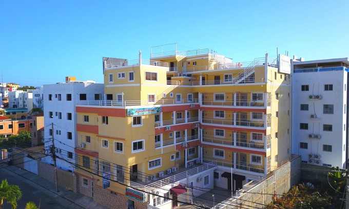 Corales del Sur Apartment | Studio With Full Kitchenette Terrace City Sea View