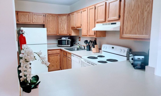 Elkins Park Apartment | Stunning 1-bedroom condo available for both short and long-term