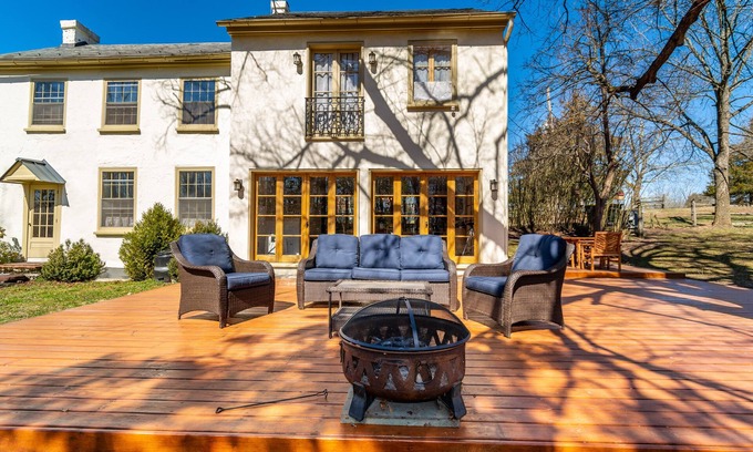 Ottsville House | Stunning 1850s Stone Farmhouse Retreat in Bucks County